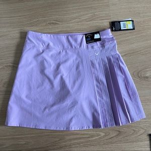 CALLAWAY SKORT SLIMMING SHEER LILAC COLOR M